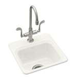 15 X 15 One Hole Self-Rimming Entertainment Sink Northland White