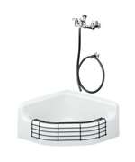 28 X 28 Cast Iron Service Sink Whitby White