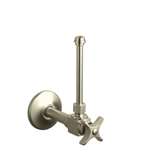 Lead Law Compliant 3/8 Angle Lavatory Supply With Stops Brushed Nickel