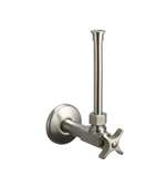 Lead Law Compliant 1/2 Angle Supply With Stops Brushed Nickel