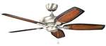 Brushed Nickel 52 5 Blade Ceiling FAN *CANFIE