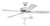 White 52 Ceiling FAN 5 Blade With Light Kit