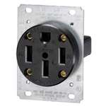 50A 4 Wire Flush Mounting Receptacle
