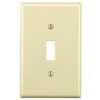 Mid Size Single Switch Plate Ivory