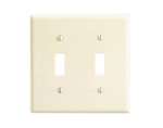 2 Gang Switch Plate Ivory