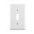 1 Gang Switch Plate White