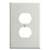 1 Gang Duplex Receptacle Wall Plate Oversize