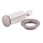 Plug and Seat Assembly Plstc/Brs Brushed Nickel