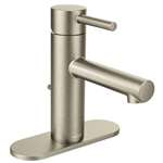 Lead Law Compliant 1.5 GPM 1 Handle Lever High Arc Lavatory Brushed Nickel