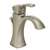 Lead Law Compliant 1 Handle Center Set High Lavatory Faucet Brushed Nickel 1.5 GPM