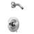 1 Handle Lever Shower Only Trim Polished Chrome