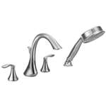 2 Handle Roman Tub Trim Kit Eva Polished Chrome Hand Shower Diverter