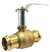 Lead Law Compliant 1/2 Brass Stainless Steel 200 # PXP Full Port Ball Valve With Ext