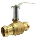 Lead Law Compliant 1/2 Brass Stainless Steel 200 # PXP Full Port Ball Valve With Ext