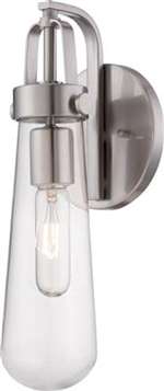 Brushed Nickel 1 60 Watts E26 SCONCE