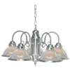 Brushed Nickel 5 Light 60 Watts A 19 Hanging