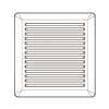 Grille Nutone 695 & 696N With 8