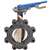 3 Ductile Iron 250 # Ductile Iron EPDM Lug Butterfly Valve Lever Operator