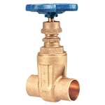 Not For Potable Use 1-1/4 Bronze 125# Sweat Non-Rising Stem Gate
