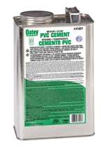 1 Gallon PVC Medium Clear Cement