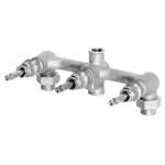3 Handle Tub and Shower Faucet Valve Rough Brass
