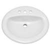 20 X 17 8 Center Vitreous China Drop In Lavatory White