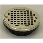 2 X 3 PVC General Purpose Drain With Stainless Steel Strainer