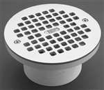 4 Adjustable Drain With 6 Chrome Plated Grate