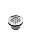 2 PVC Shower Drain With Stainless Steel Strainer