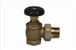 1 FIP X Male Hot Water Angle Valve Bronze