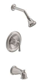 Ccy 2.0 1 Handle Lever Tub and Shower Faucet Trim Brushed Nickel