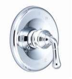 1 Handle Lever Valve Only Trim Brushed Nickel Willow