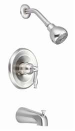 Ccy 2.0 GPM 1 Handle Tub and Shower Trim Brushed Nickel *willo