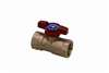 1/2 Bronze T-Handle Two Piece GAS Ball Valve