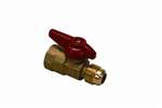 1/2 X 3/8 FIP X Flare One Piece Lever Handle GAS Ball Valve