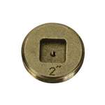 2 Countersunk Brass IPT Tap on Pipe Plug