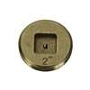 3-1/2 Countersunk Brass IPT Tap on Pipe Plug