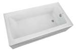 60 X 30 Right Hand Acrylic Bath With Skirt White