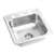 17 X 19 Two Hole 6.0 22 Gauge 1 Bowl Stainless Steel Sink