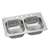 33 X 22 Four Hole 7.0 20 Gauge Double Bowl Stainless Steel Sink