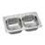 33 X 22 Four Hole 8.0 20 Gauge Double Bowl Stainless Steel Sink