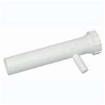 1-1/2 X 8 Plastic Slip-Joint Branch Tailpiece 5/8 OD WH