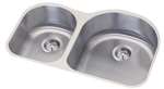 30-3/4X19-1/2 Undercounter Left Hand Stainless Steel Sink