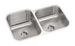 31-3/4X20-1/2 Double Bowl Undercounter Stainless Steel Left Hand Sink