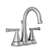 Lead Law Compliant 1.5 GPM 2 Handle Lever 4 Lavatory Faucet Brushed Nickel