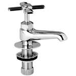 Lead Law Compliant .25 GPM Single Basin Faucet Polished Chrome