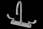 Lead Law Compliant 1.5 GPM 2 Handle 8 Center 8 In Spout Polished Chrome