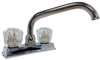 Lead Law Compliant 1.5 GPM 2 Handle Laundry Tray Faucet Polished Chrome