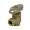 Lead Law Compliant Rough Brass 1/2 Sweat X 3/8 Compact Angle ST