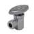 Lead Law Compliant Chrome Plated 3/8 FIP X 3/8 OD Compact Angle ST